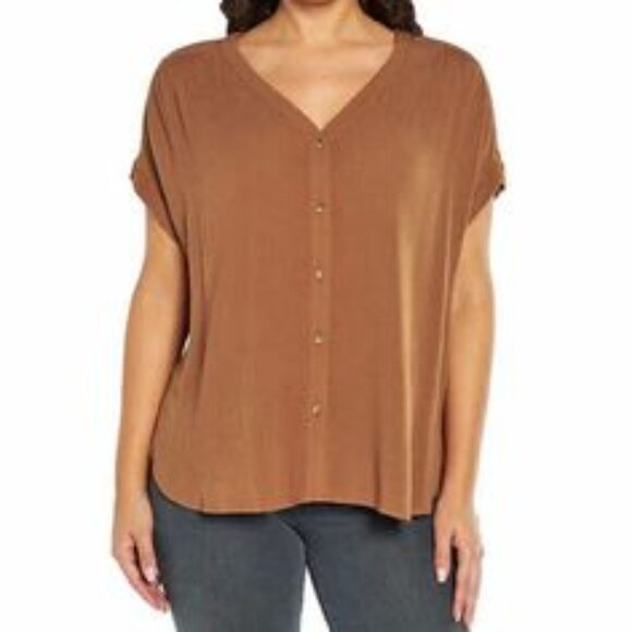 Orvis Tops - Orvis classic collection women's brown button up shirt Size XS